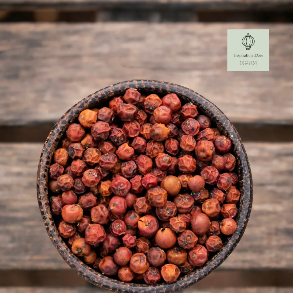Sachet de poivre rouge de Kampot – Inspiration d'Asie