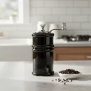 Moulin à poivre métal noir – Inspiration d'Asie