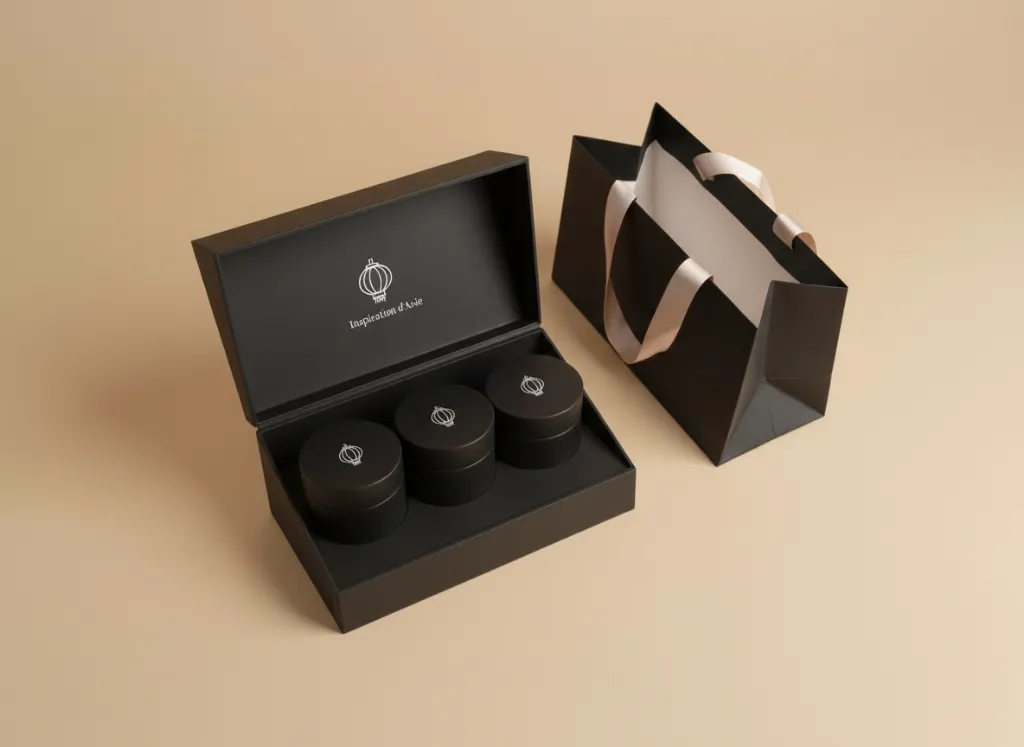 Coffret Prestige Kampot — Trio de Poivres (100 g chacun) Noir